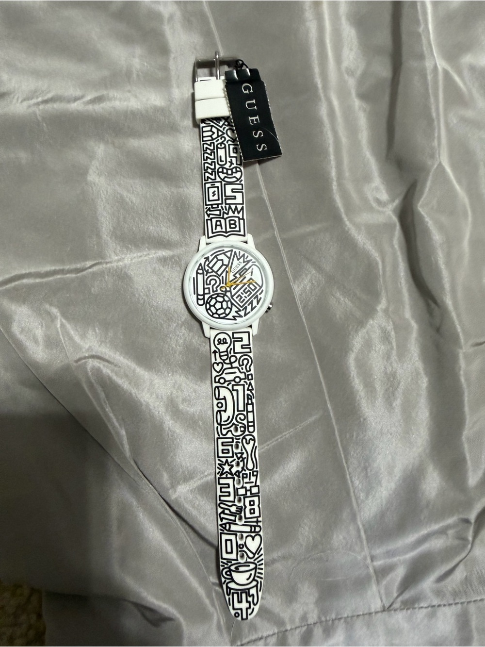 GUESS Time to Give Limited Edition Timothy Goodman Watch V0023M9 NWT Rare